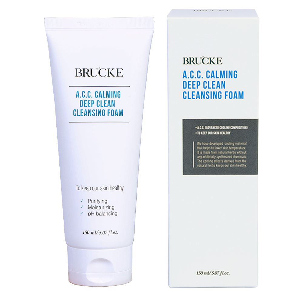 브뤼케 에이.씨.씨. 카밍 딥 클린 클렌징 폼(BRUCKE A.C.C. CALMING DEEP CLEAN CLEANSING FOAM)